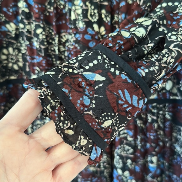 ba&sh long sleeve midi dress - Picture 4 of 6